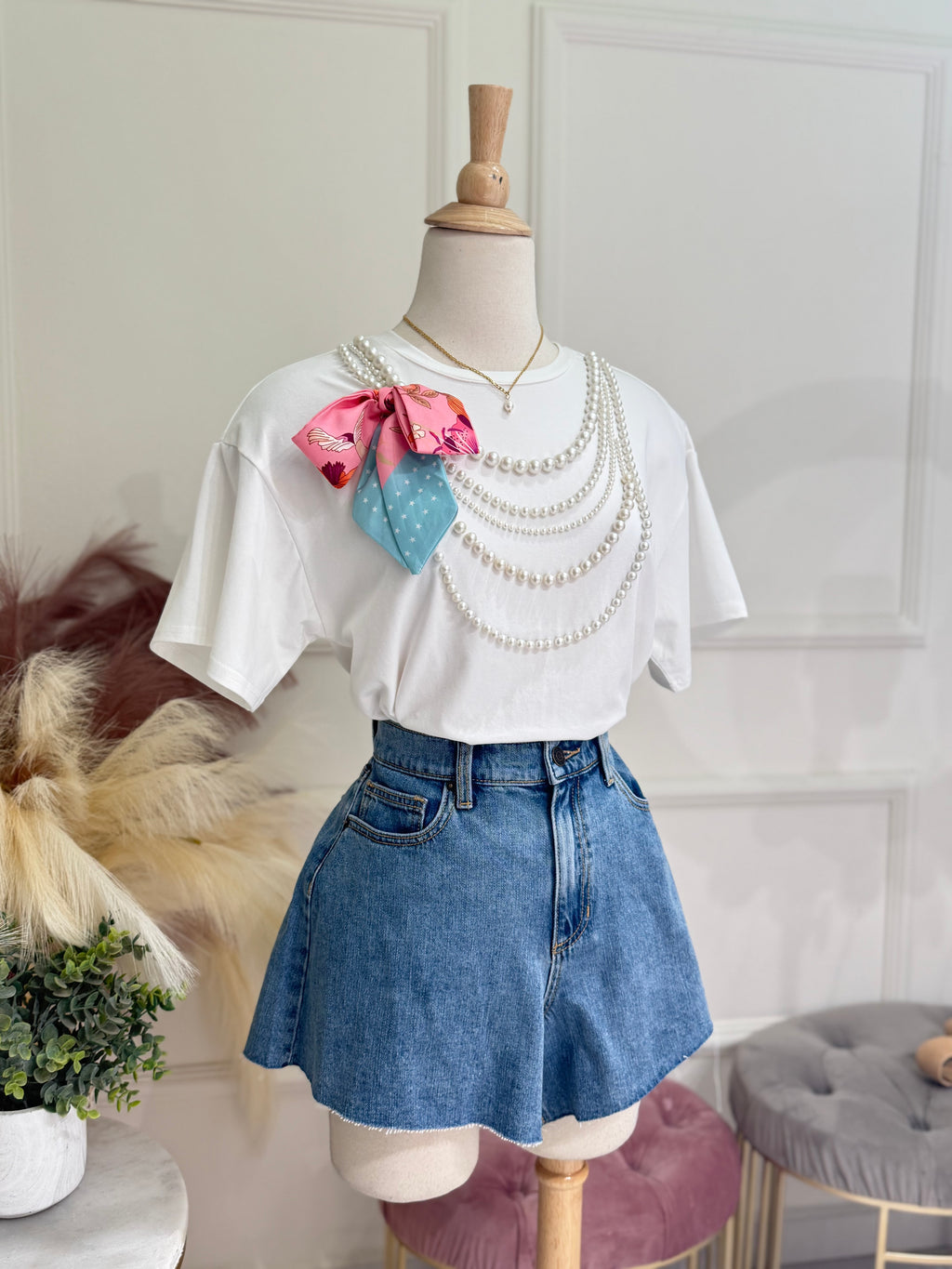 White Pearl Blouse