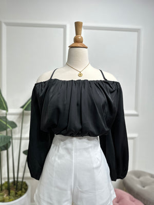 Black Off Shoulder Blouse