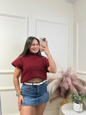 Wine Blouse