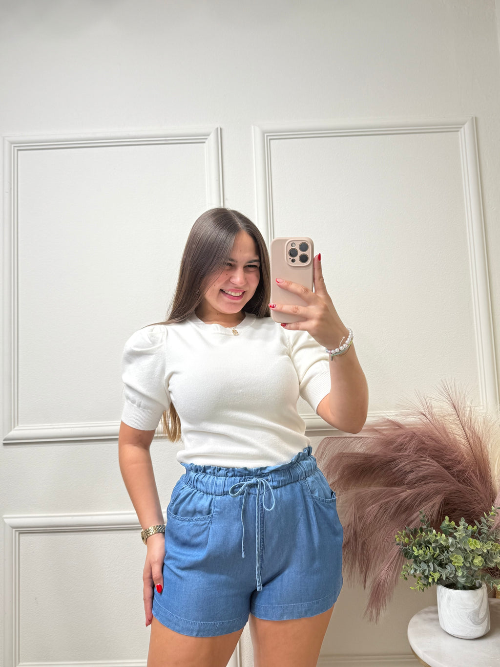 Denim short