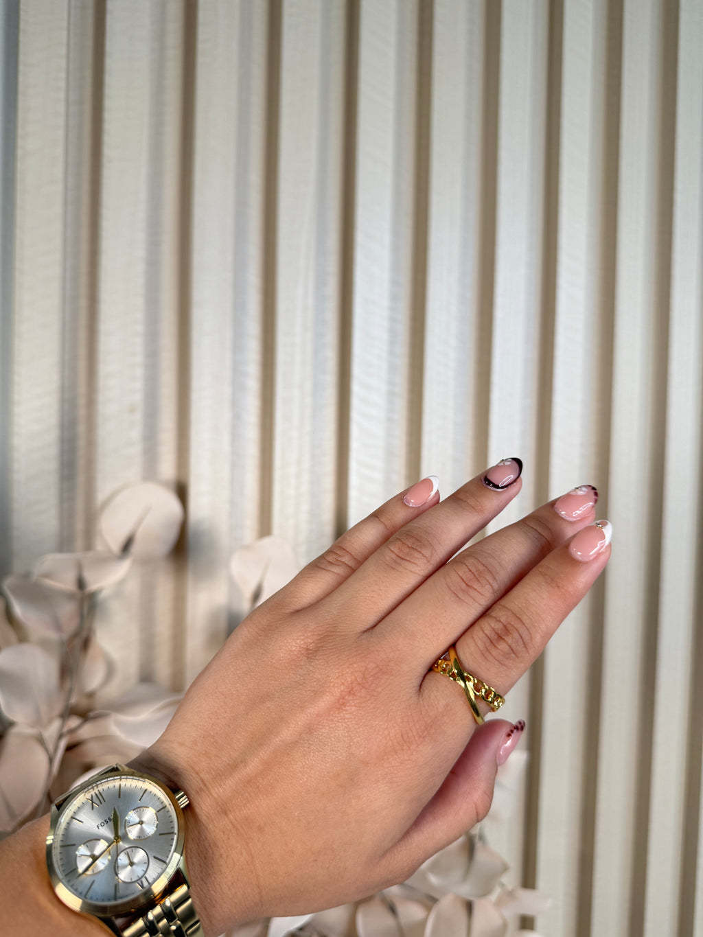 X Gold Ring Adjustable