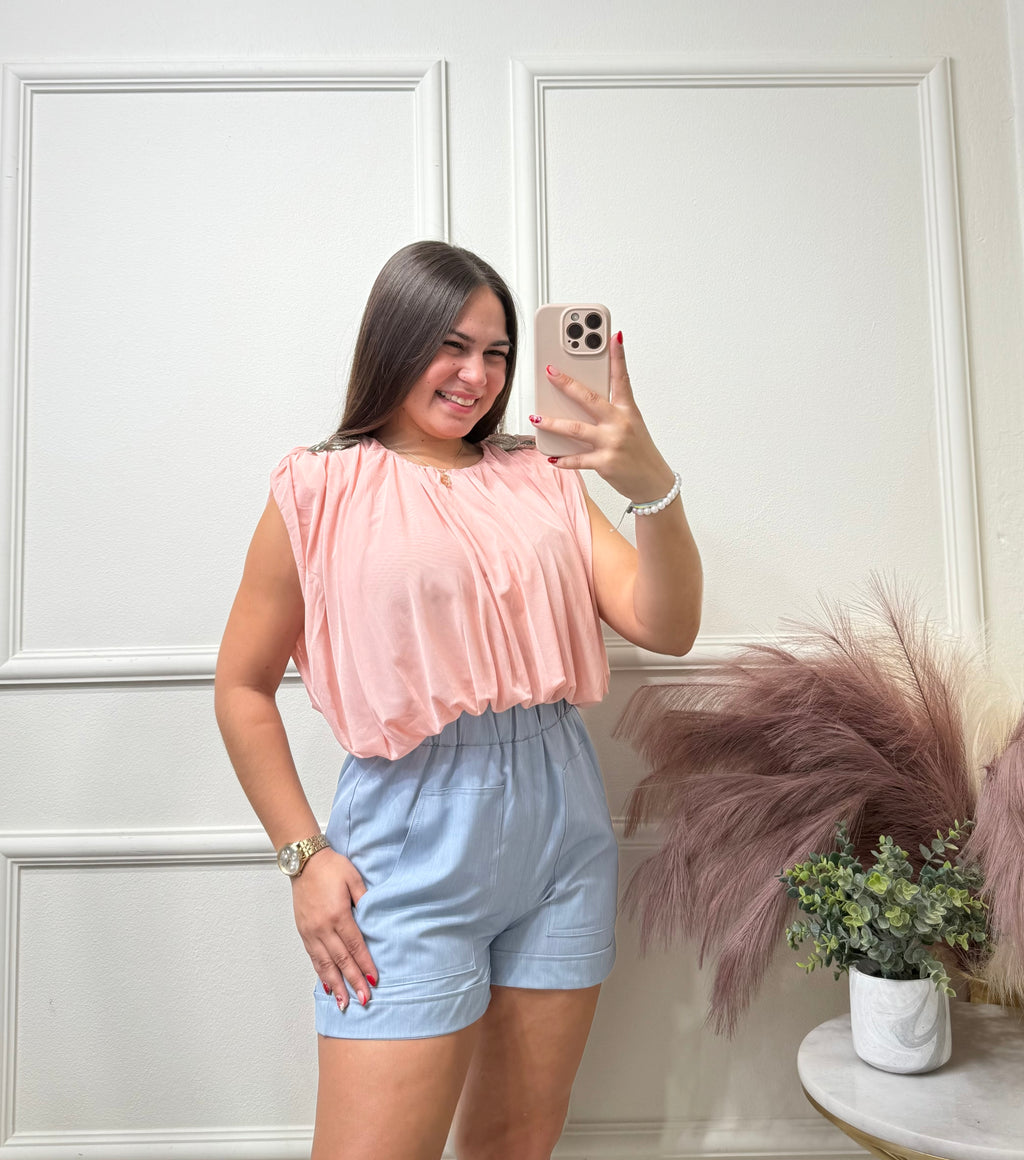 Elegant Pink Blouse
