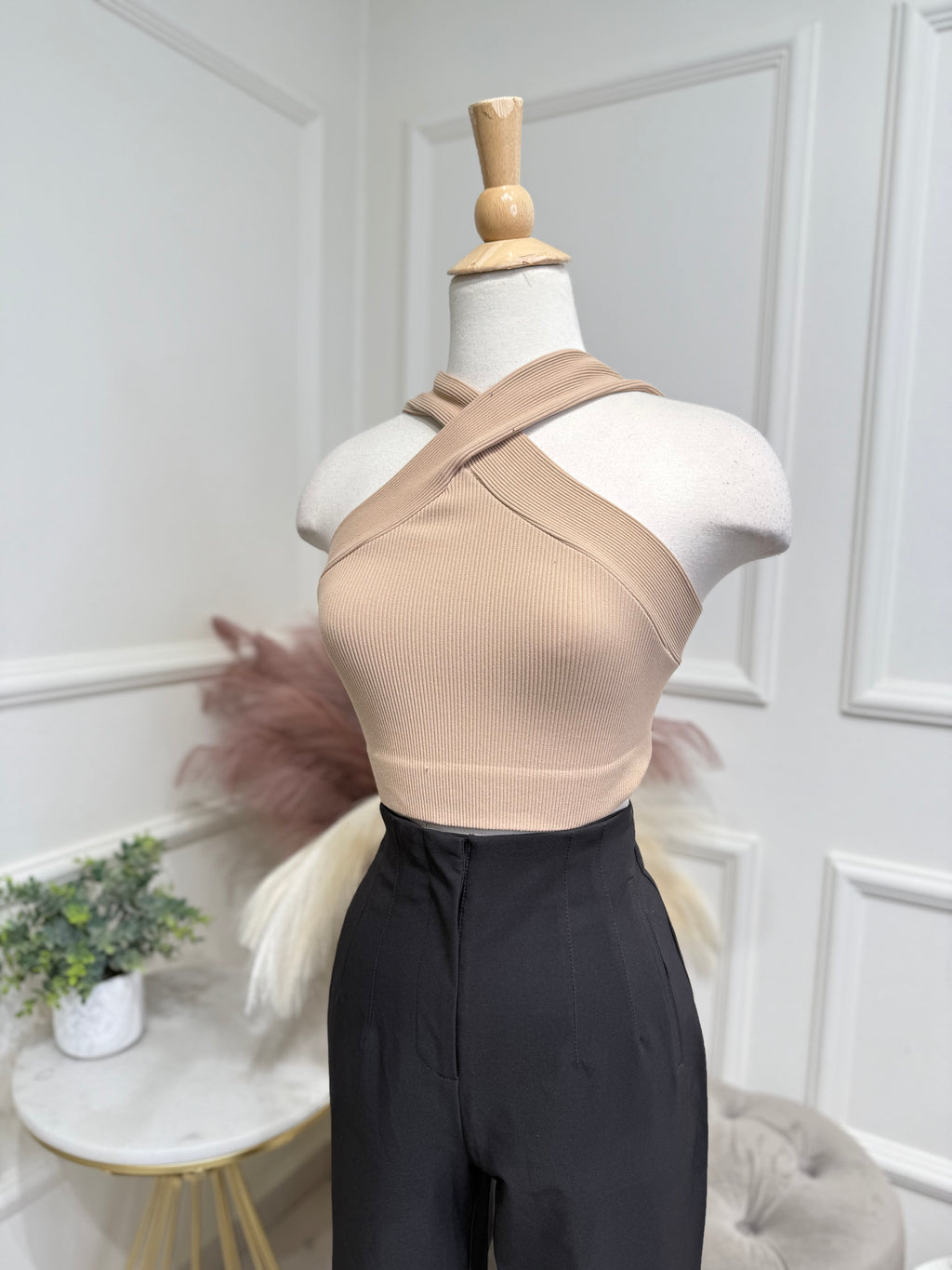 Camel basic top Onesize