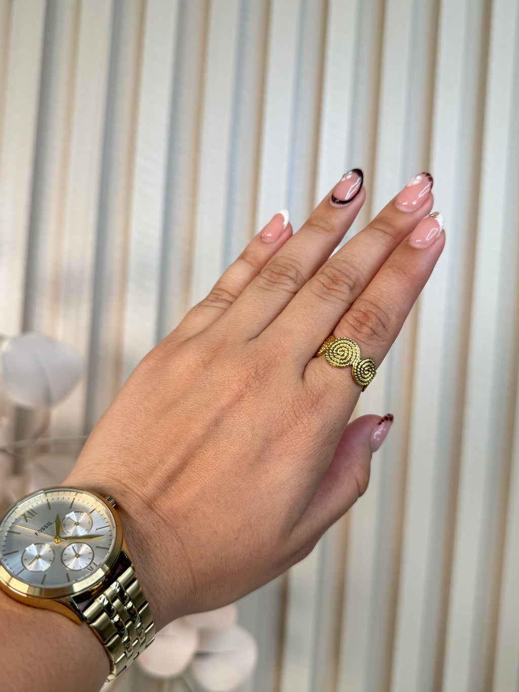 Spiral Gold Ring