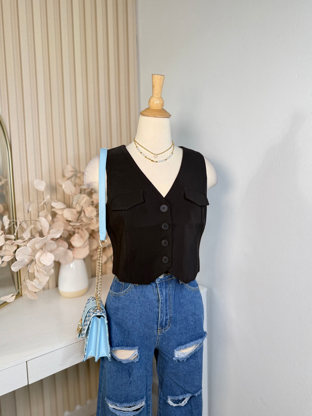 Black vest