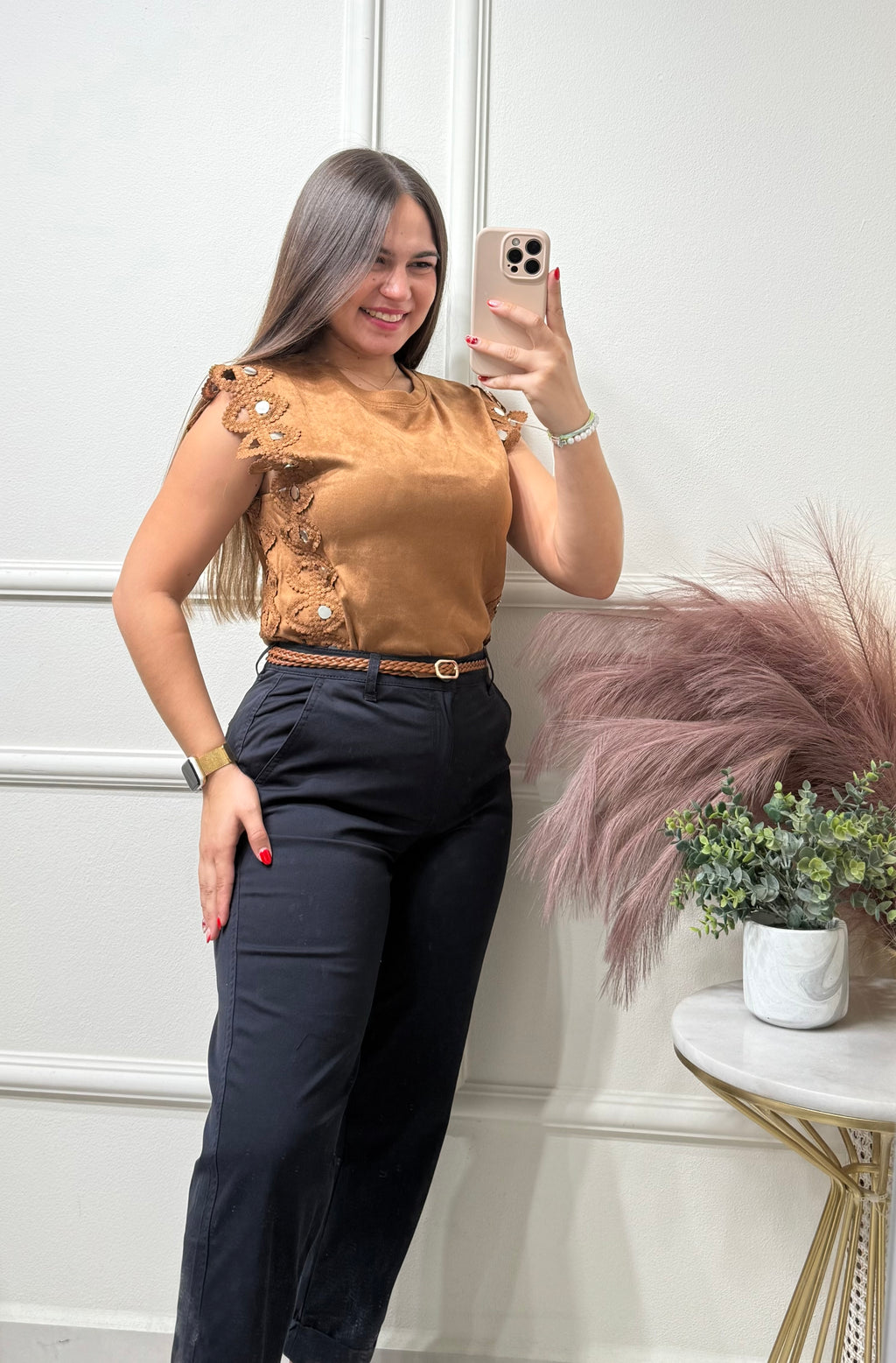 Camel Blouse