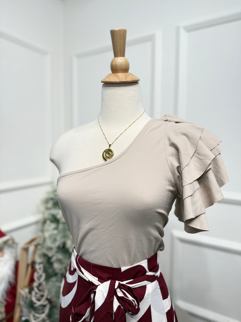 Elegant cream blouse