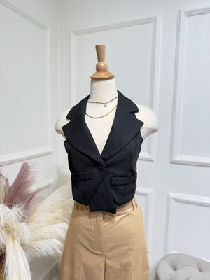 Black Top Vest