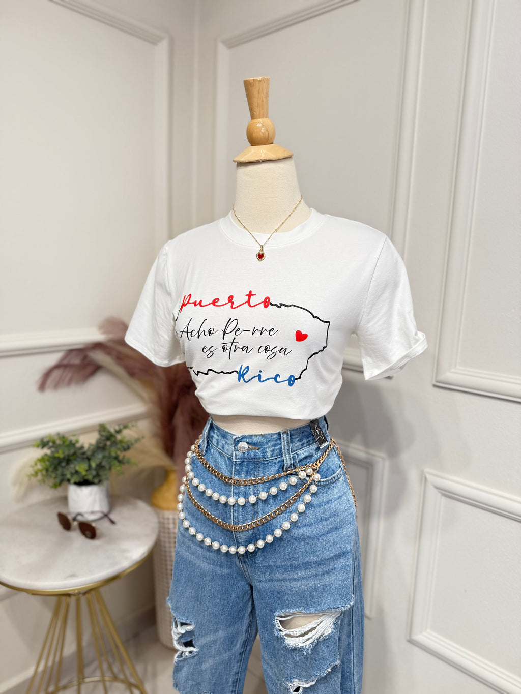 Pe Erre Top White