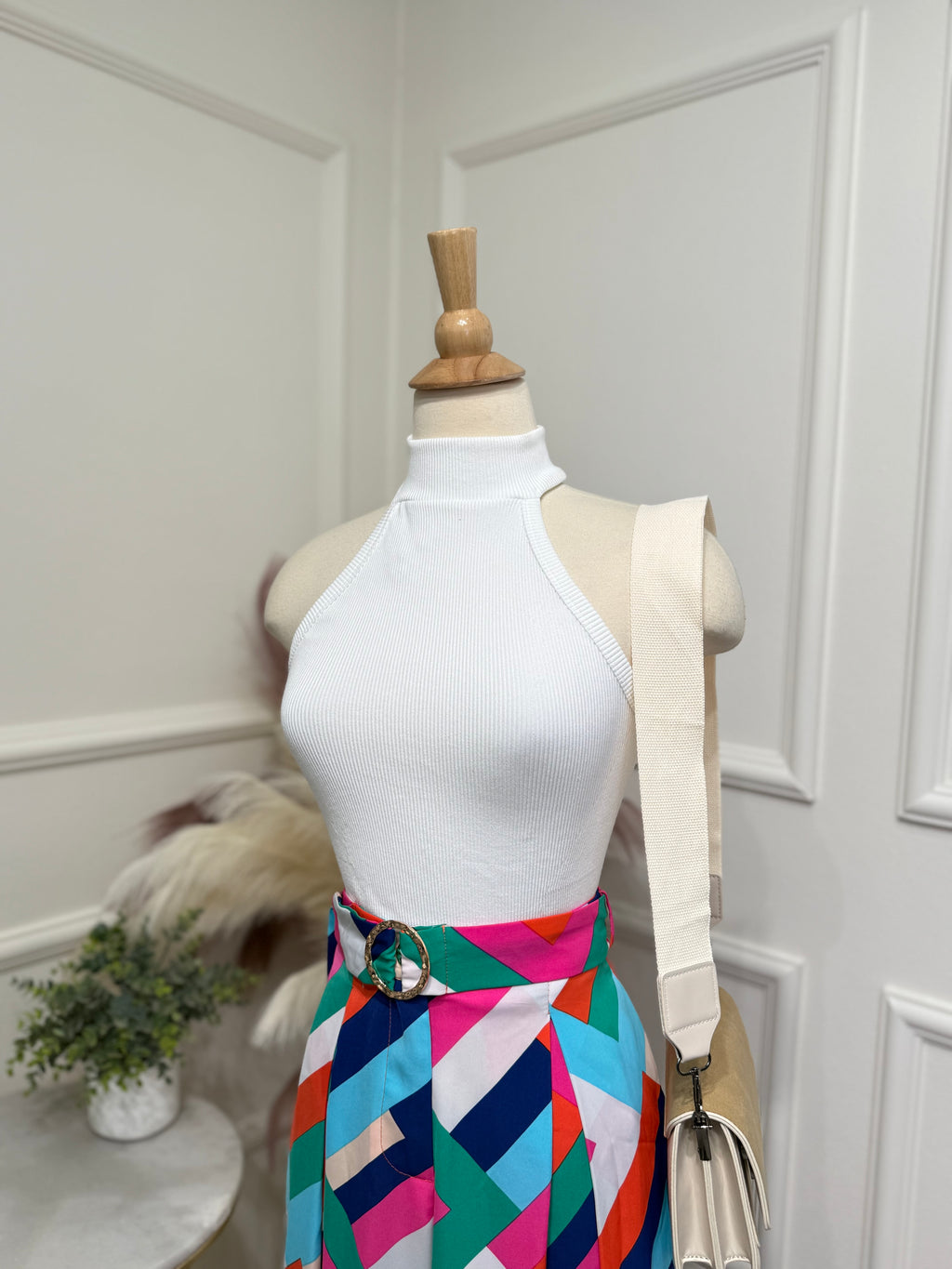 White basic top