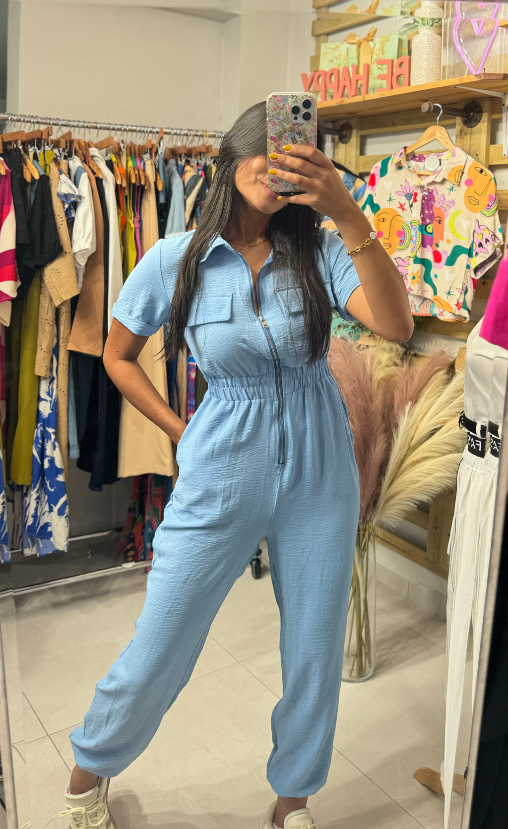 Blue Jumpsuit