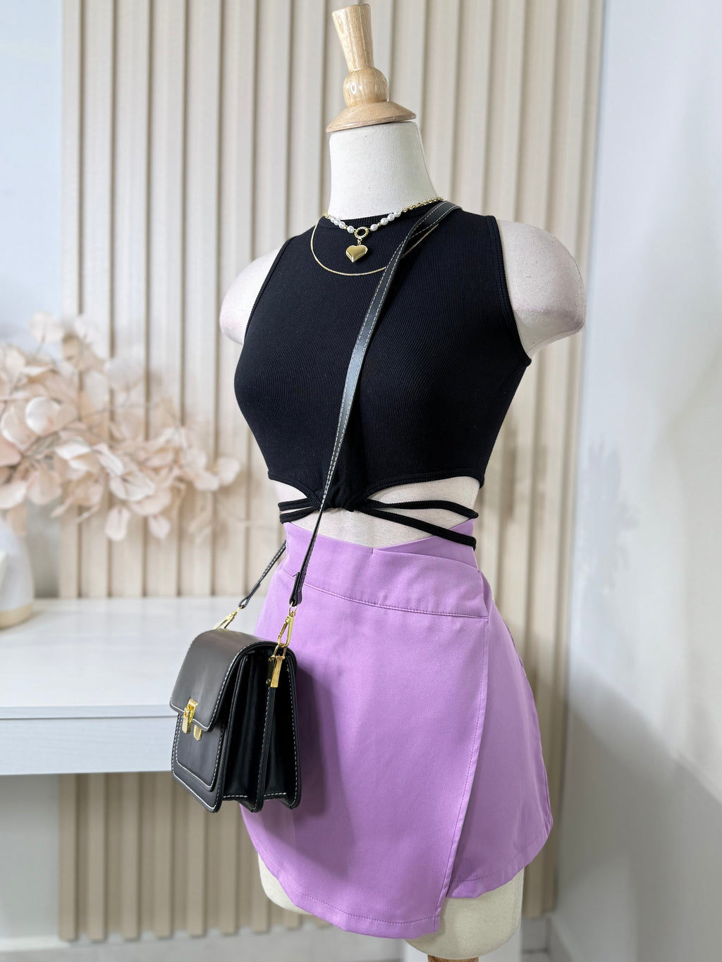 Purple skort