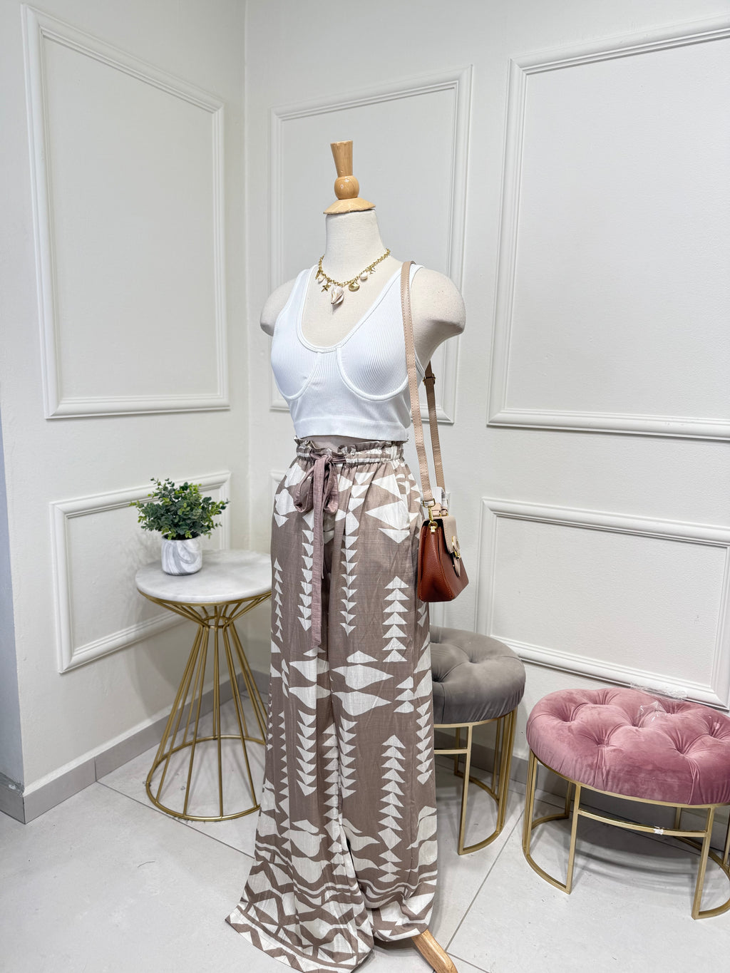 Beige Palazzo