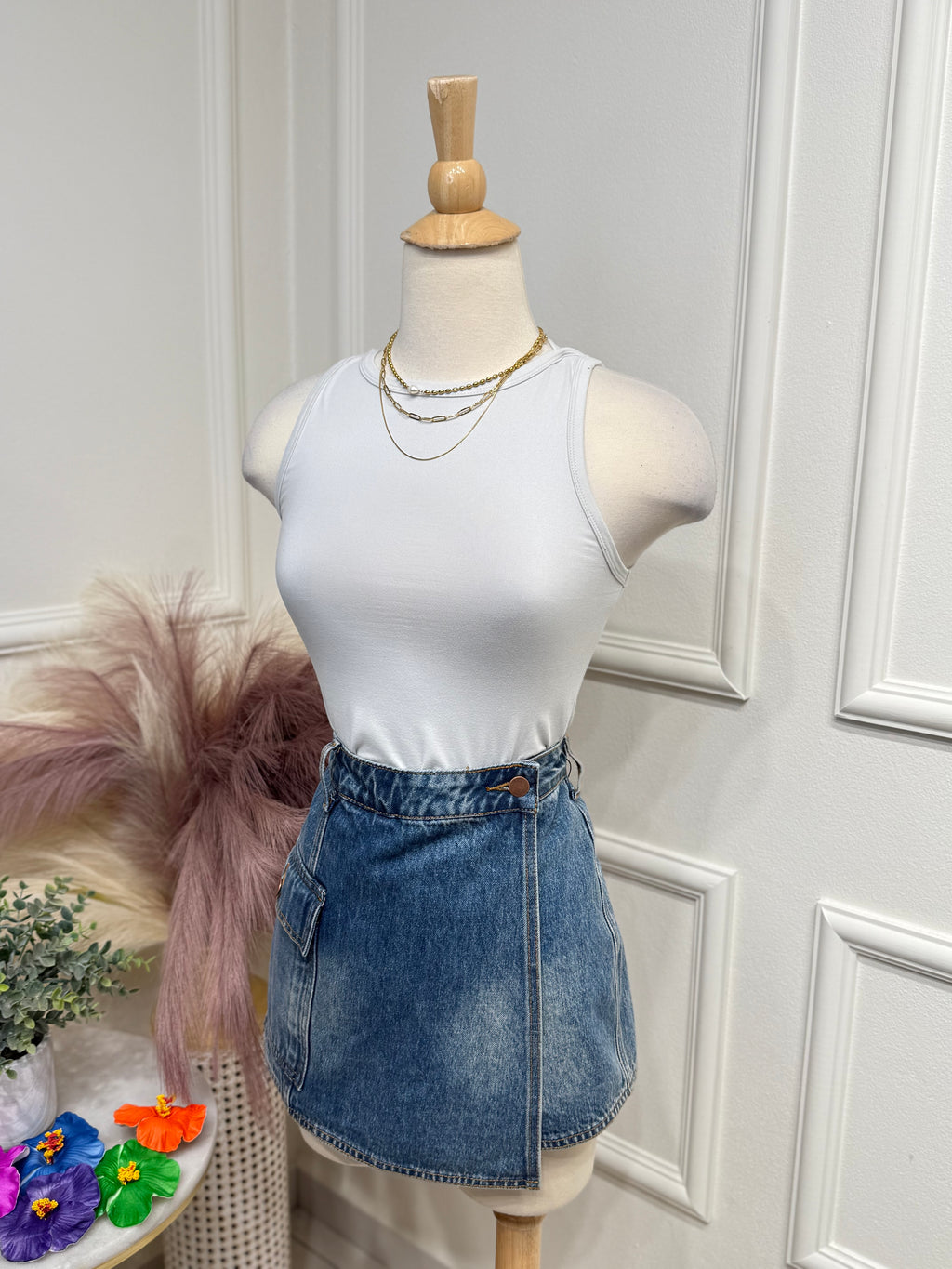 Gray Bodysuit