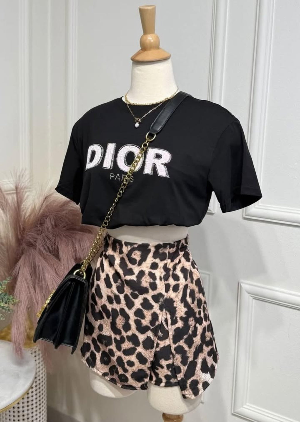 Animal Print Skort