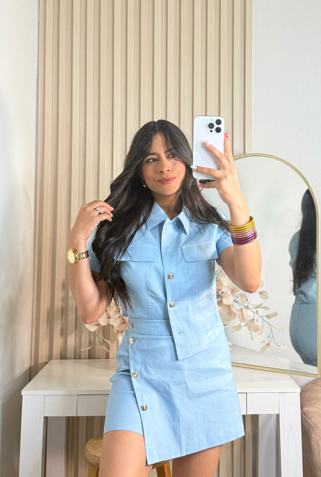 Light Denim Set