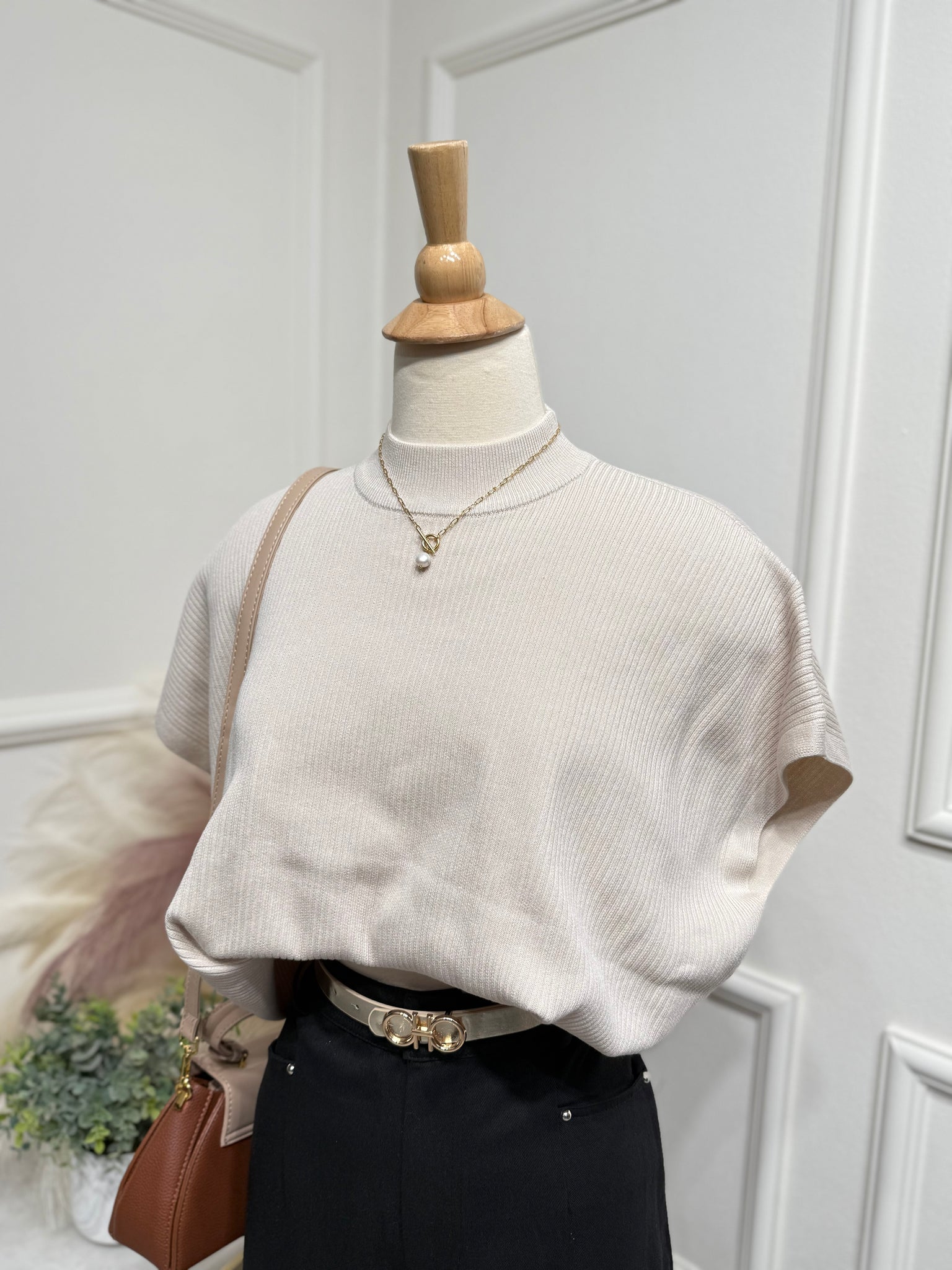 Cream Blouse