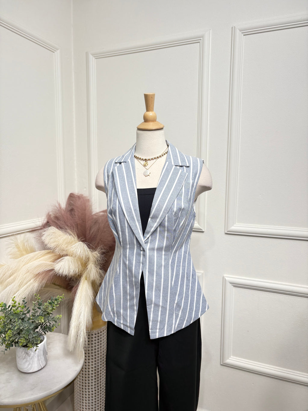 Grey vest