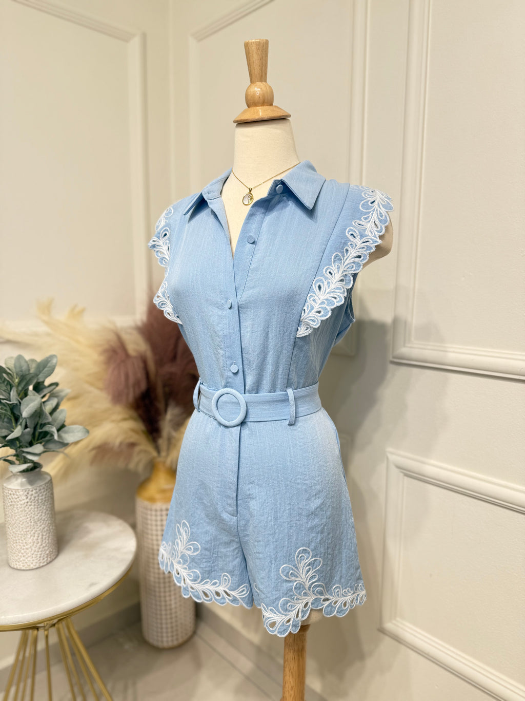 Romper Blue