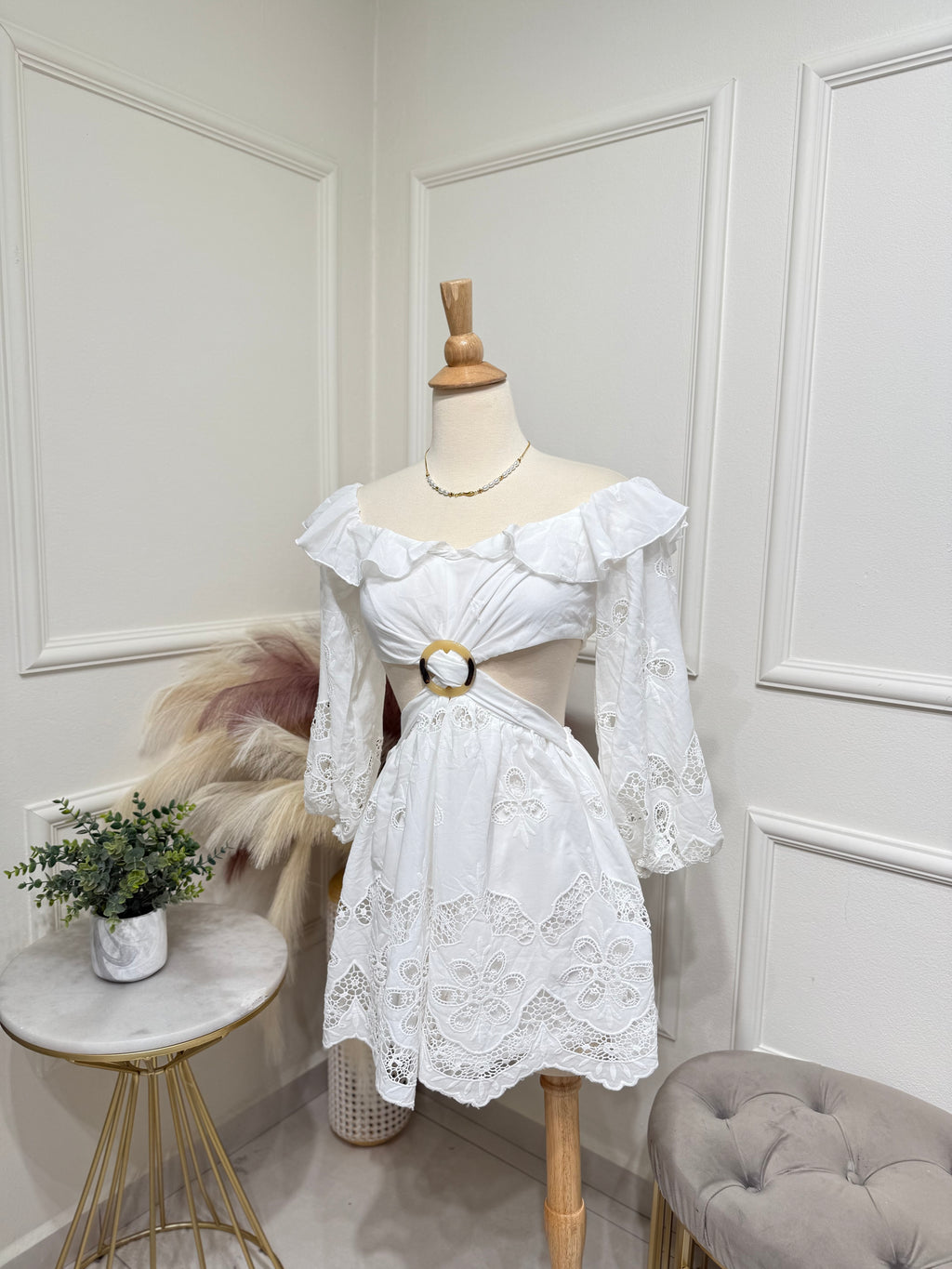 White romper elegant