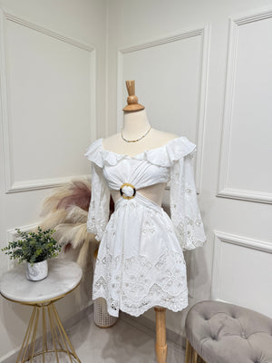 White romper elegant