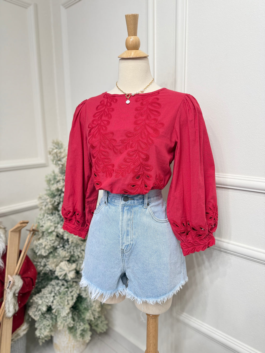 Ruby Red Long Sleeve
