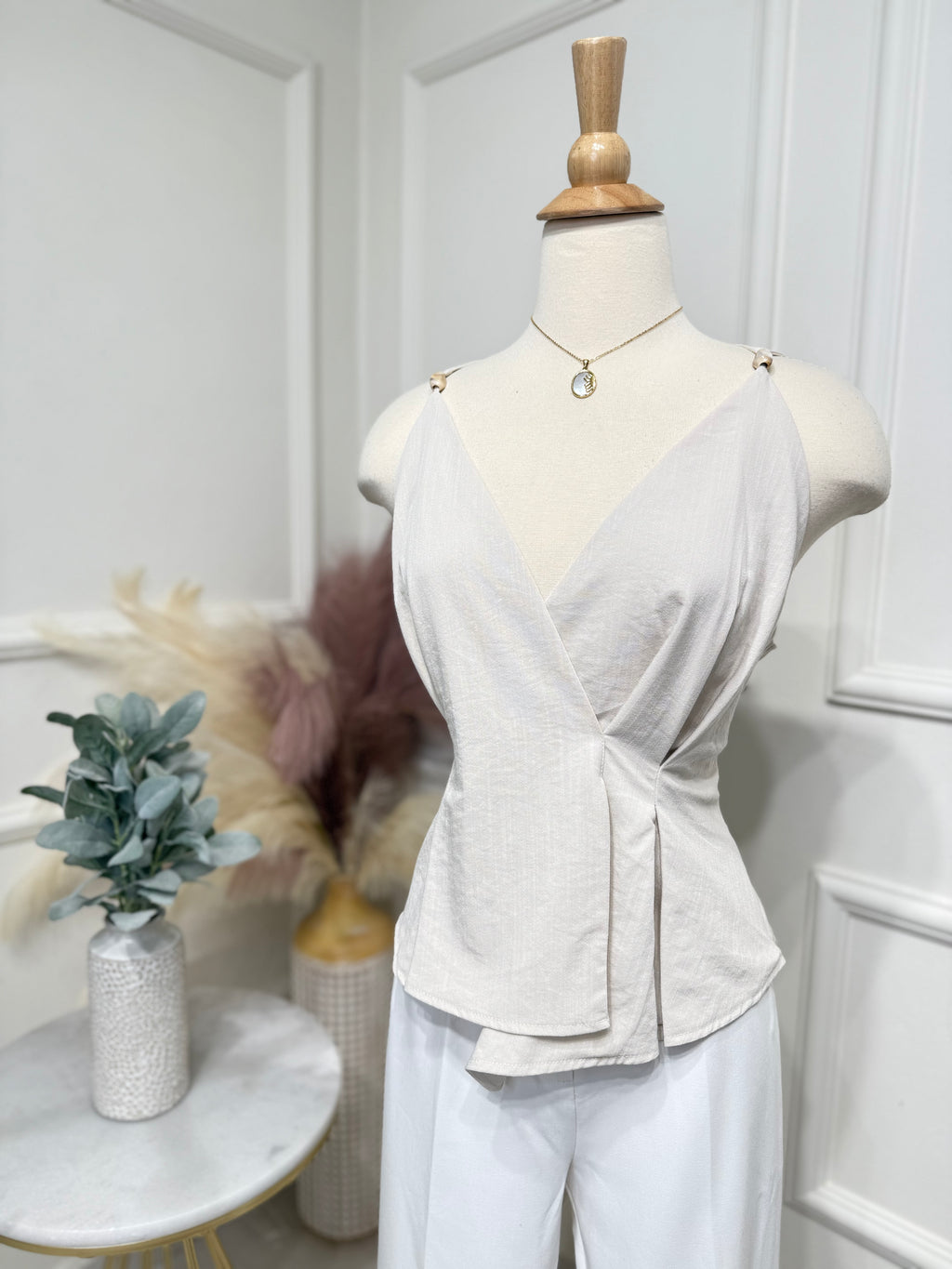 Ivory boho blouse
