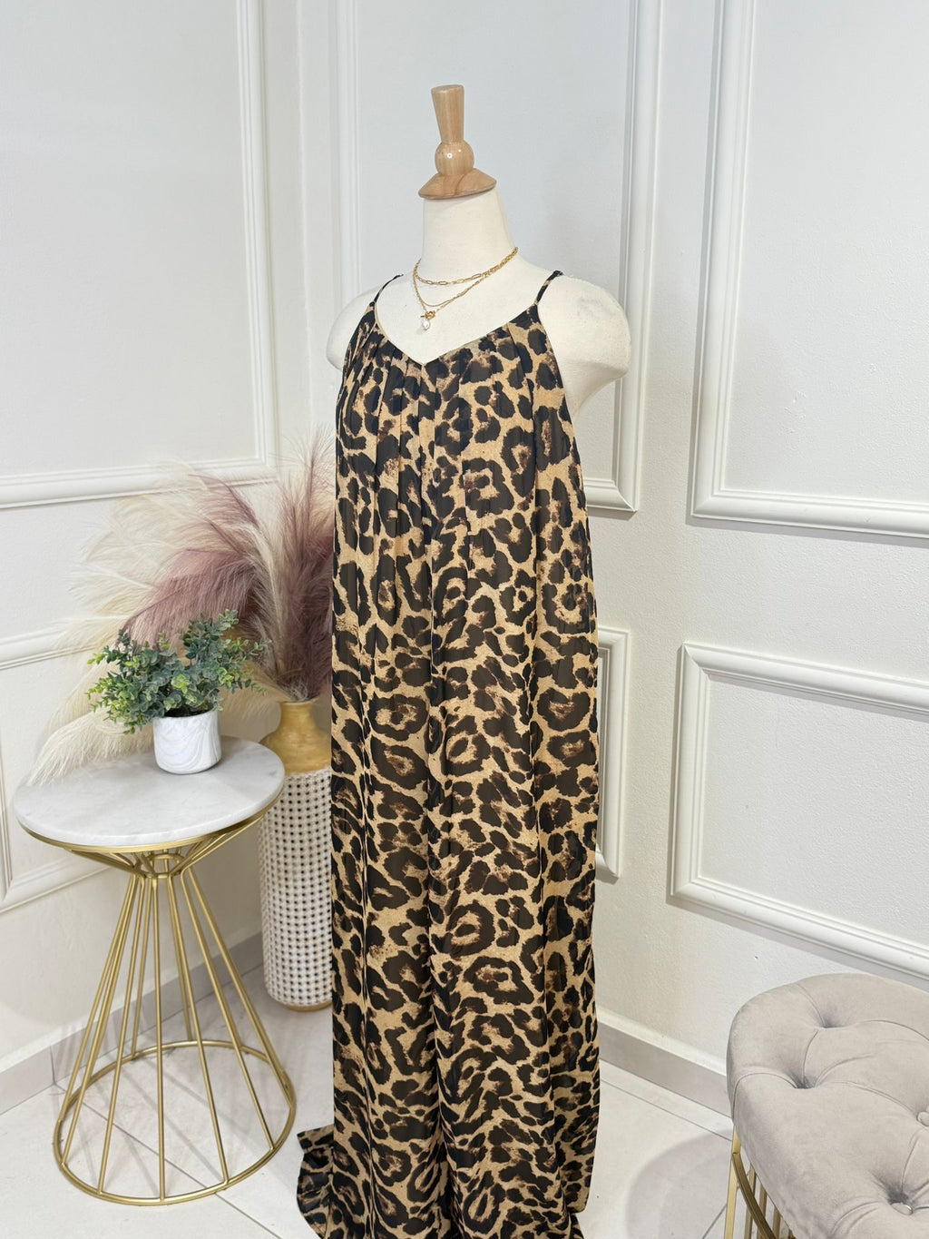 Animal Print Jumpsuit