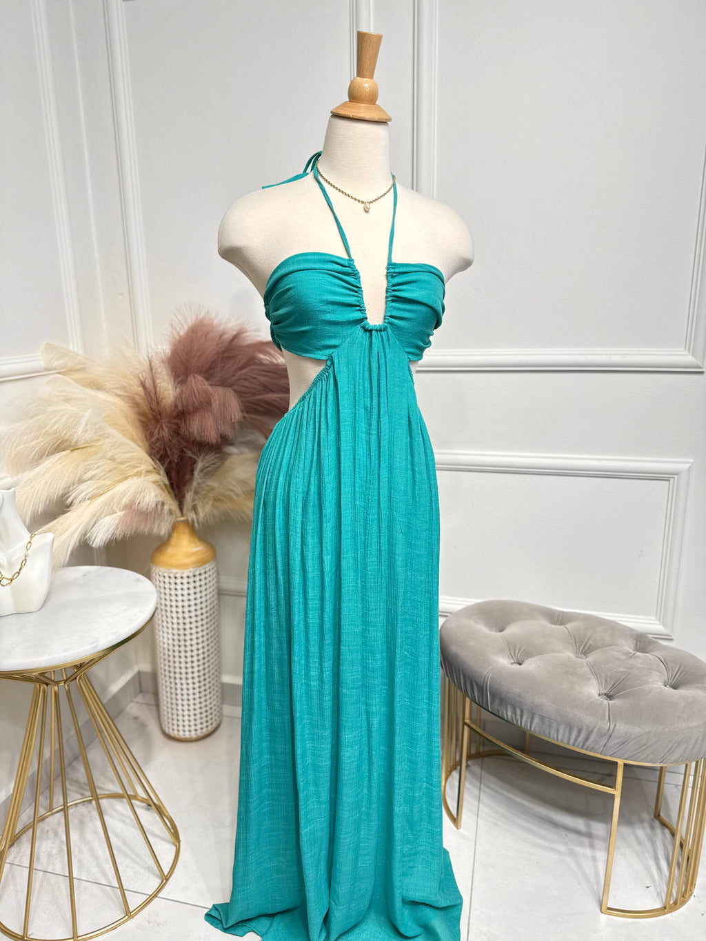 Maxi Dress Turquoise