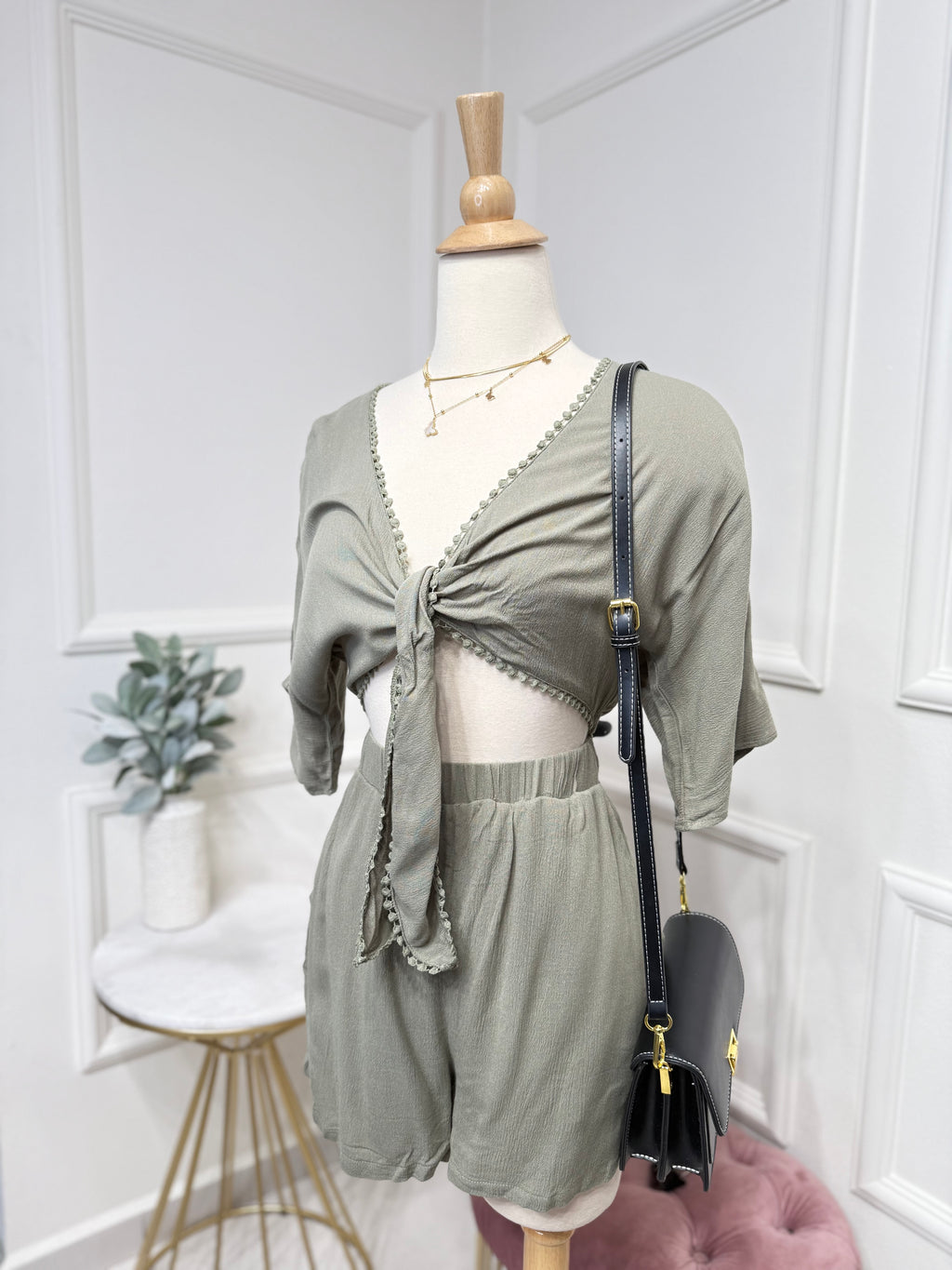 Green romper