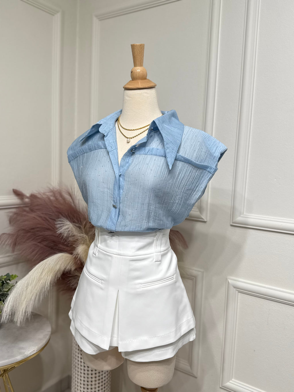 Blue blouse