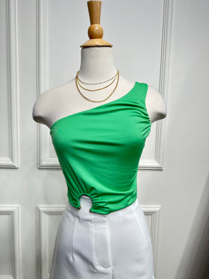 Green Basic Blouse