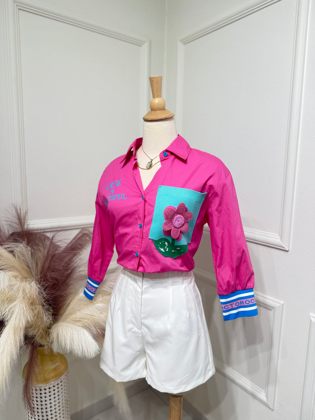 Fushia Blouse