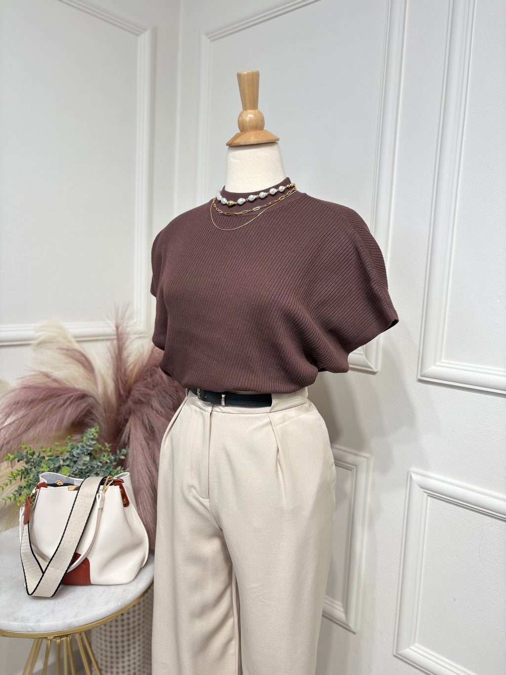 Brown Blouse