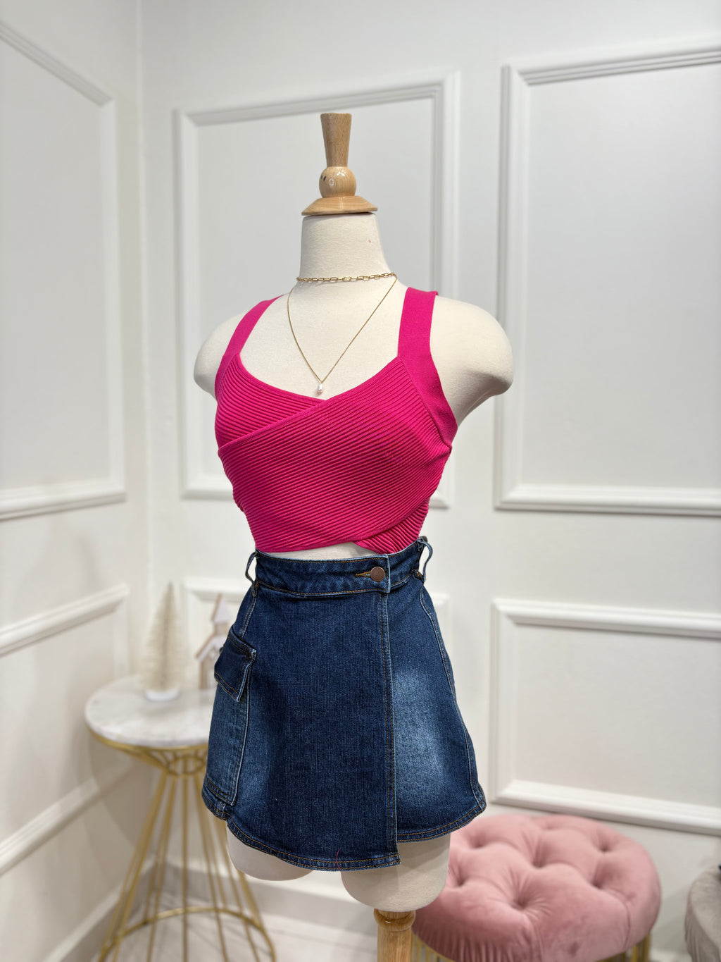 Pink top