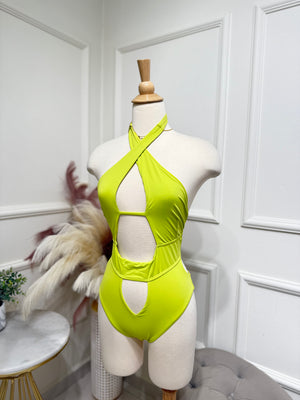Green swimwear
