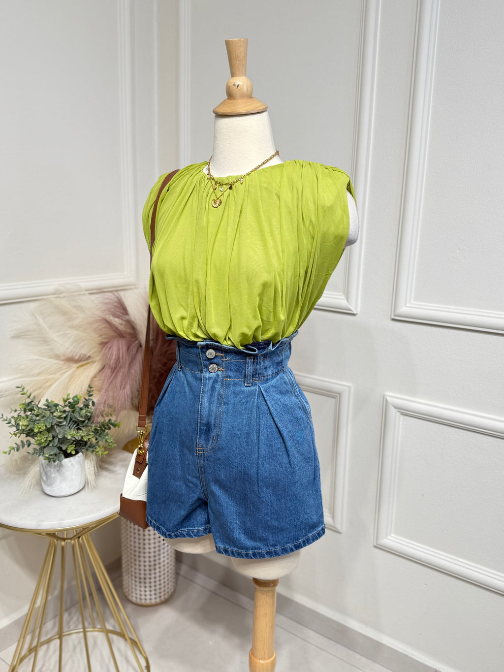 Green Elegant Top