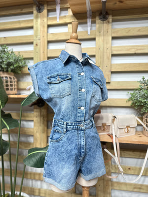 Romper denim