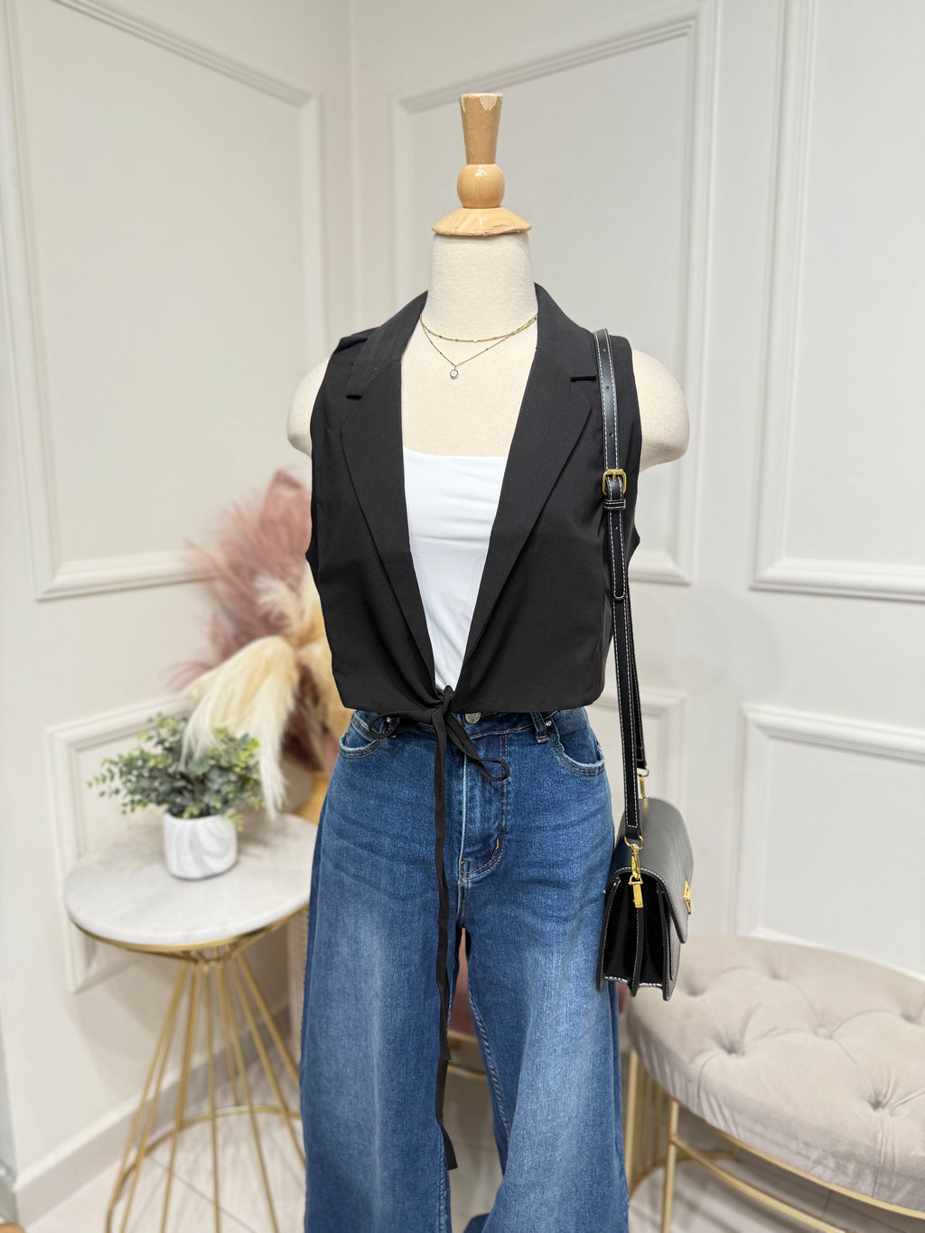 Black vest