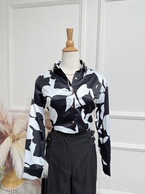 Print blouse