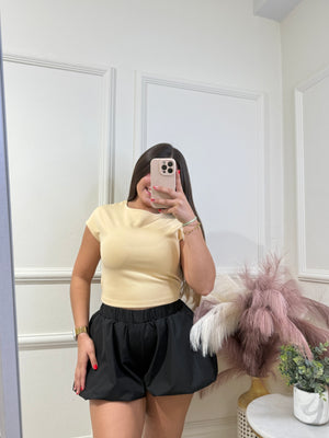 Black Bubble Short