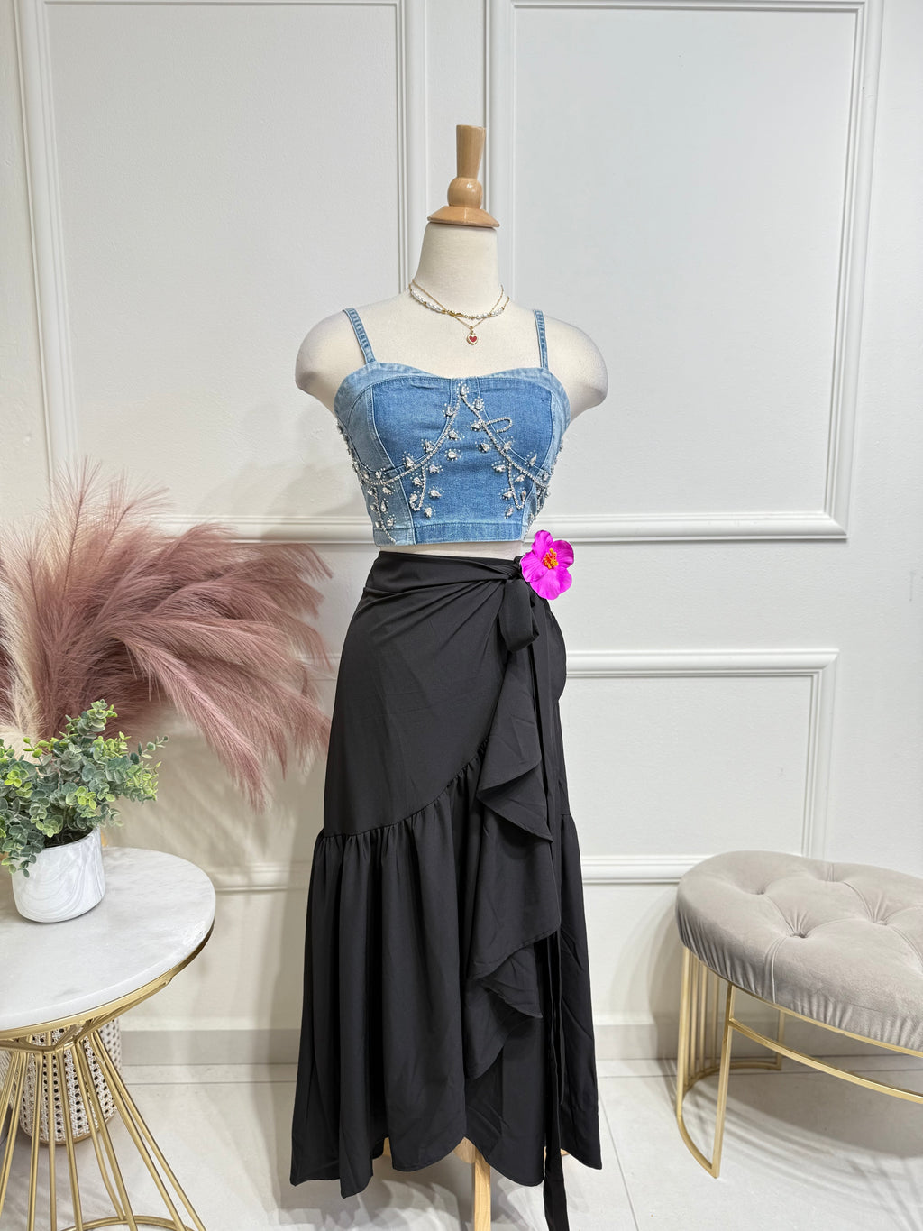 Jibarita Black Skirt