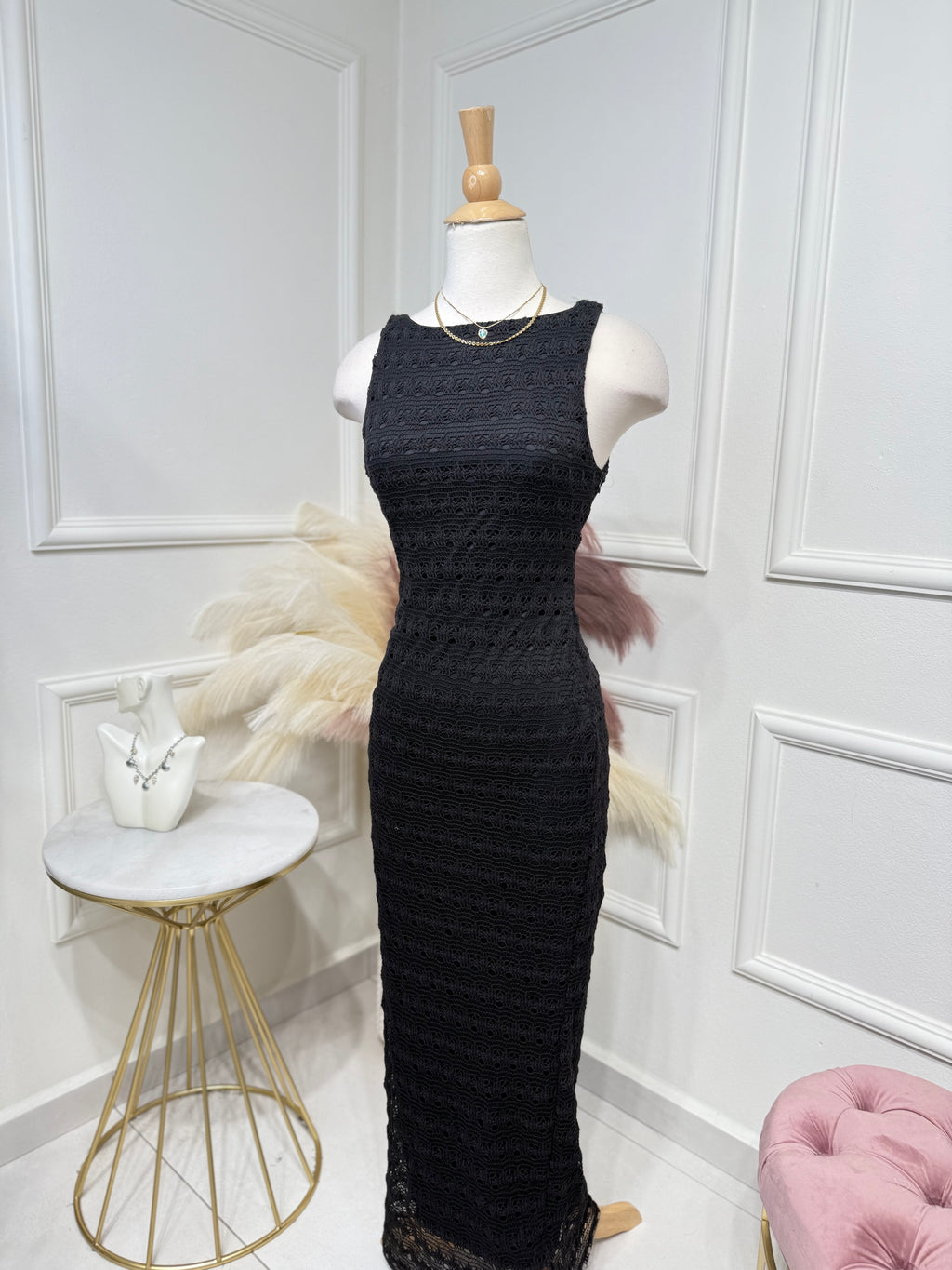 Beachy Dress Black