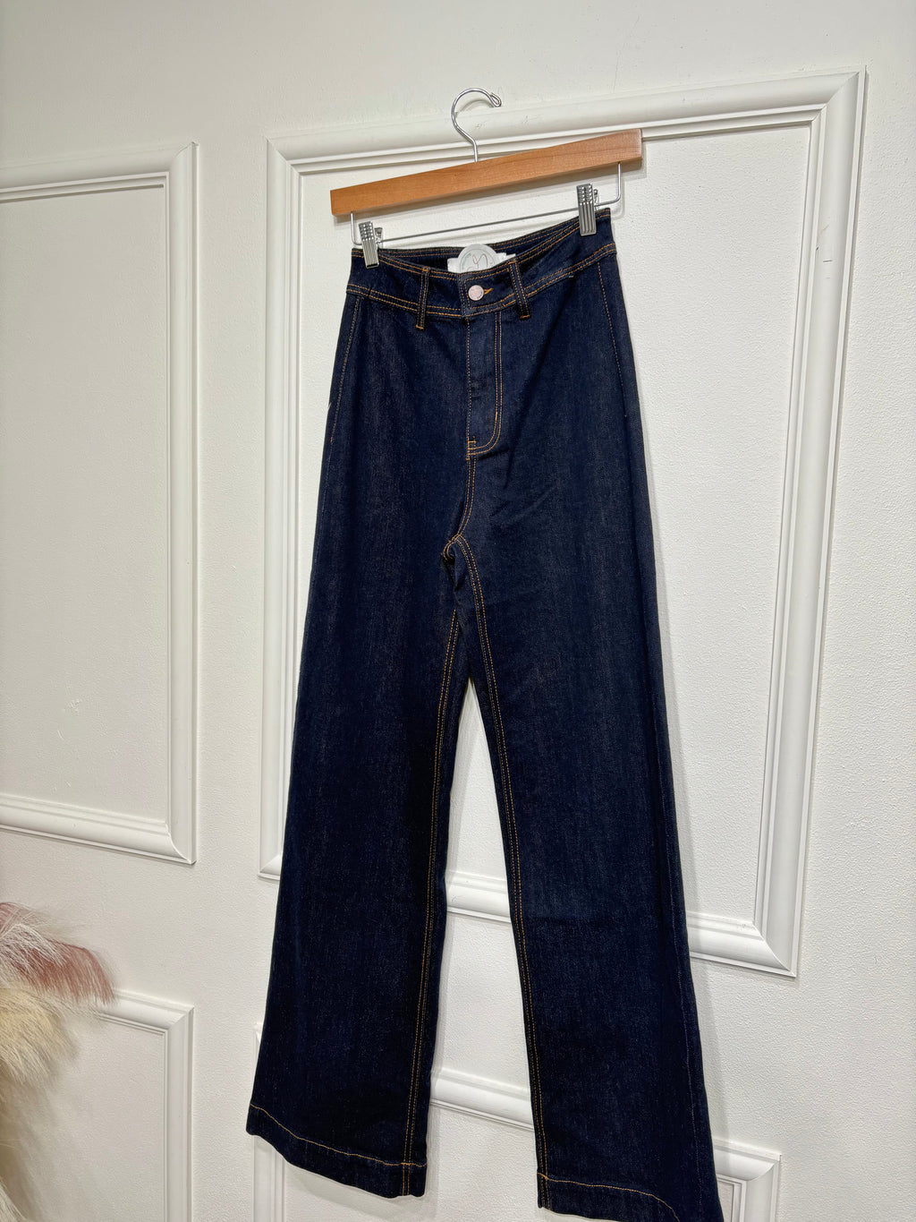 Dark denim pant