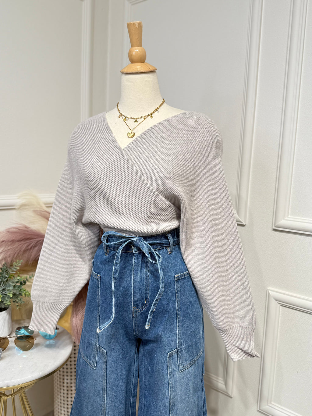Gray Blouse