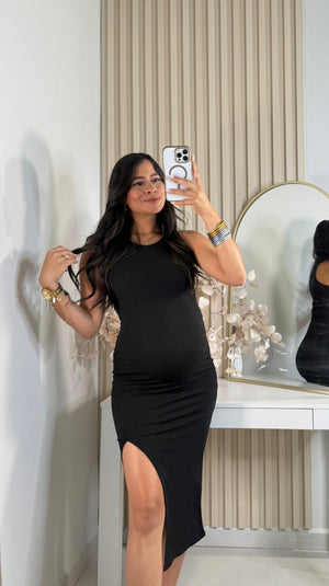 Black Midi Dress