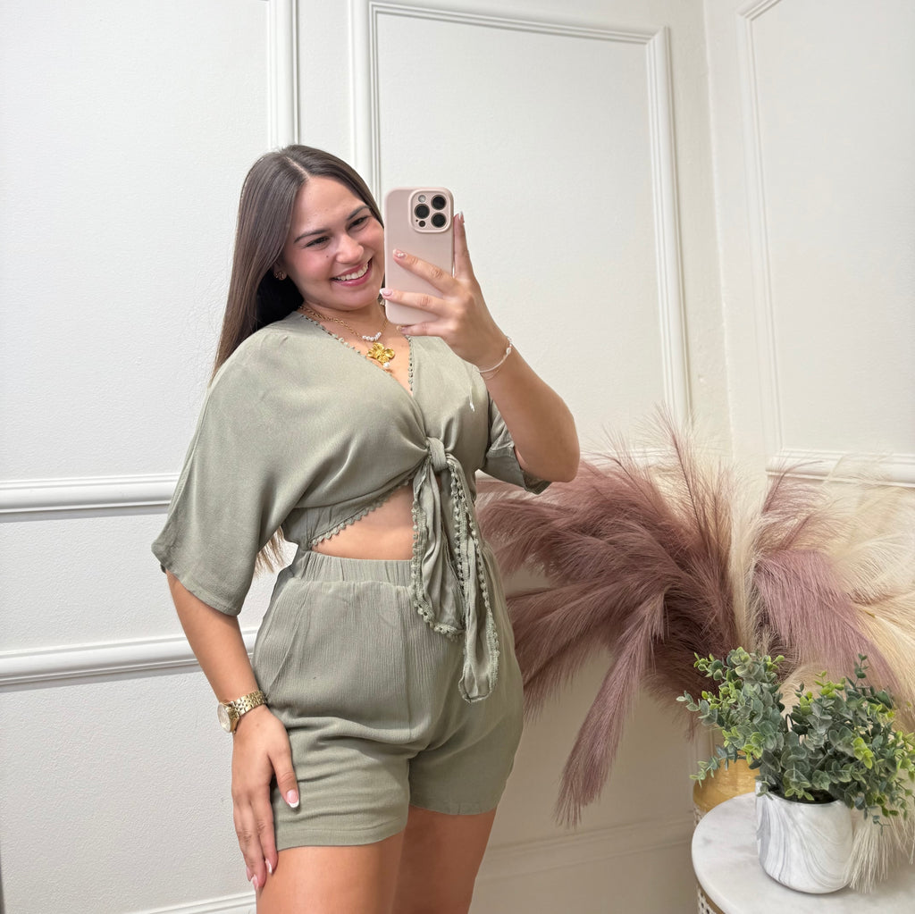 Sage Romper
