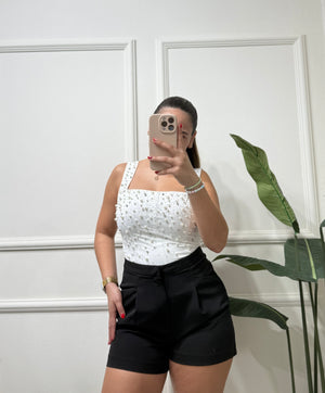 White Shinning Top