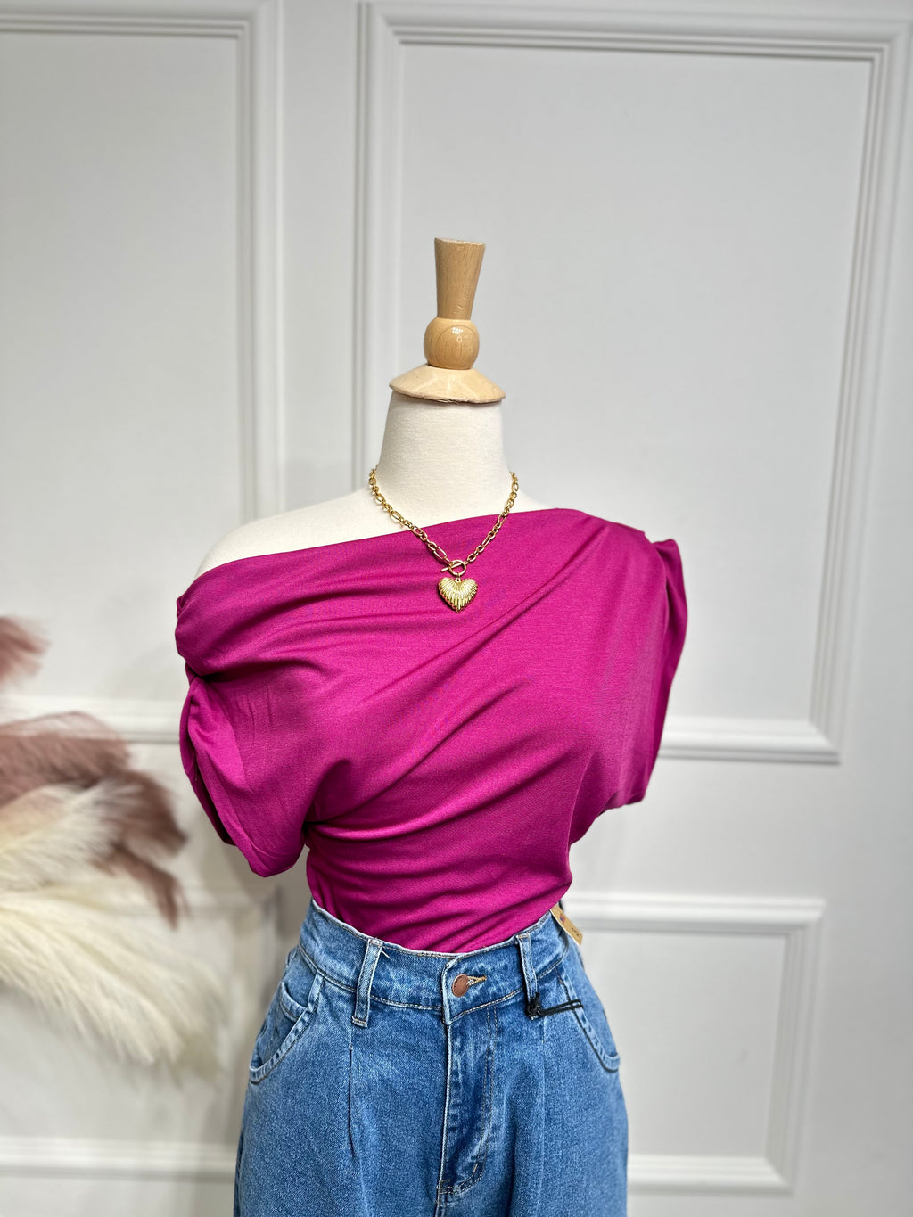 Magenta Blouse