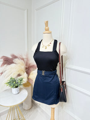Navy Skort